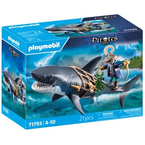Playmobil 71793 - Pirates - Gefahr durch Riesenhai - 1 k. Slike