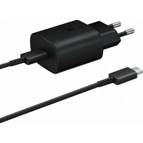 Samsung hišni polnilec ep-ta800xbe super fast charge (type c) in podatkovni kabel ep-da705bbe (type c - type c) - črn