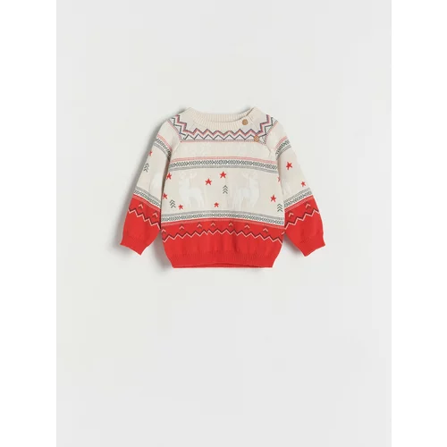 Reserved - Božićni pulover - boja kože