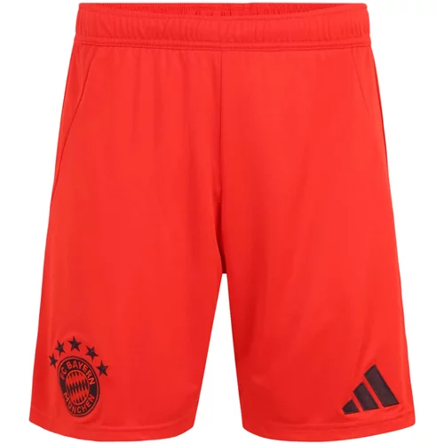 Adidas Sportske hlače 'FC Bayern München Home 24-25' crvena / crna