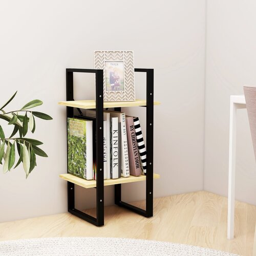  za knjige s 2 razine 40 x 30 x 70 cm masivna borovina Slike