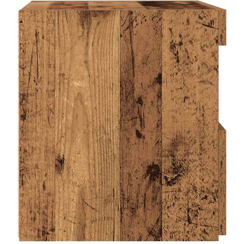  Noćni ormar 2 pcs Staro drvo 50 x 40 x 45 cm Konstruirano drvo Slike
