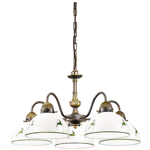  Kolarz 731.85.100 - Luster na lancu NONNA 5xE27/75W/230V jelenasta zelena Cene