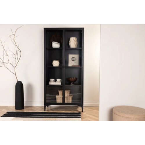 Venture Home visoki ormar Piring 40 &amp;times; 190 &amp;times; 90 cm, crna Slike