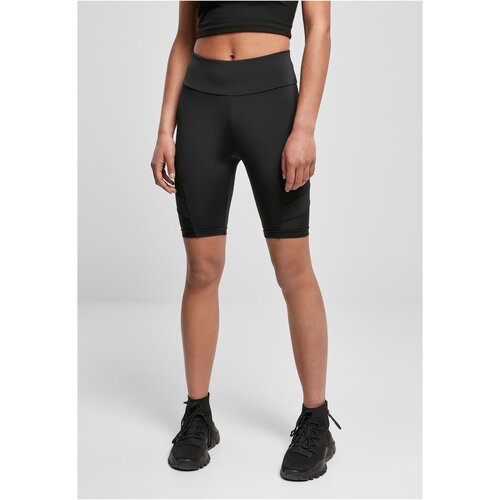 UC Ladies Women&amp;#039;s High Waist Tech Mesh Cycle Shorts, Black Slike