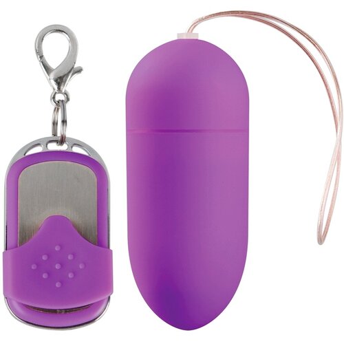 Shots Toys 10 Speed Remote Vibrating Egg Big Purple Cene