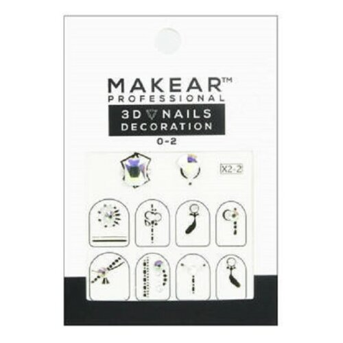 Makear t 3D Nails Decoration 02 Dekorativne nalepnice za nokte sa cirkonima Cene