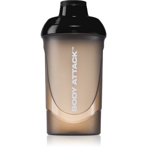Body Attack Shaker športni shaker brez vsebnosti BPA barva Black 600 ml Cene