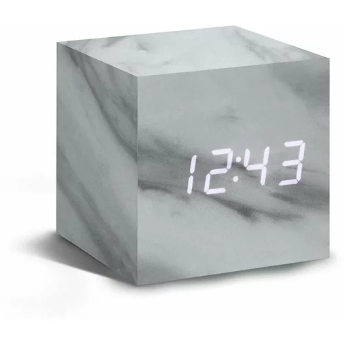 Gingko Design Stolni sat Cube Marble Click Clock