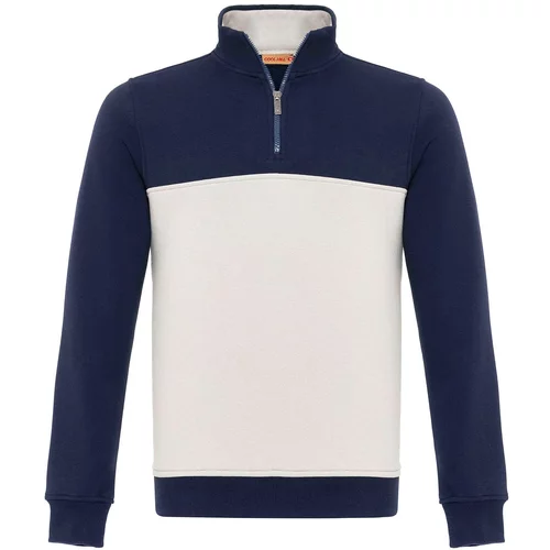 Cool Hill Sweater majica mornarsko plava / svijetla bež