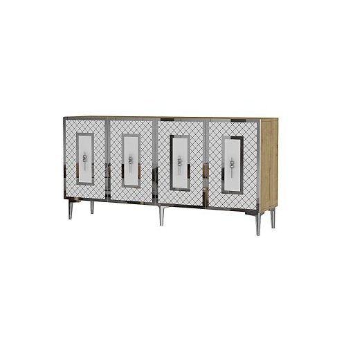 Hanah home konzola puma 150, 150x75x32 cm, bela Slike