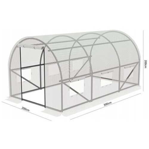 Garden Line Plastenik beli 4x2,5x2 m (TUN5590) Cene