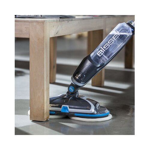 Bissell Bissel SpinWave Cordless Electric Cordless Mop, učinkovito či&amp;scaron;čenje trdih tal, mehkih tal in čistilnih blazinic Slike