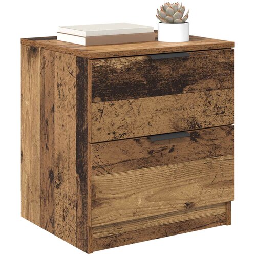  Noćni ormar 2 pcs Staro drvo 45 x 39 x 50cm Konstruirano drvo Slike