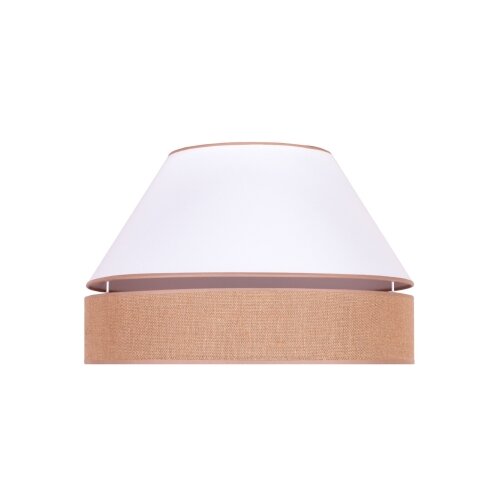  duolla - plafonsko svetlo avignon 1xE27/15W/230V, prečnik 50 cm, bela/braon Slike