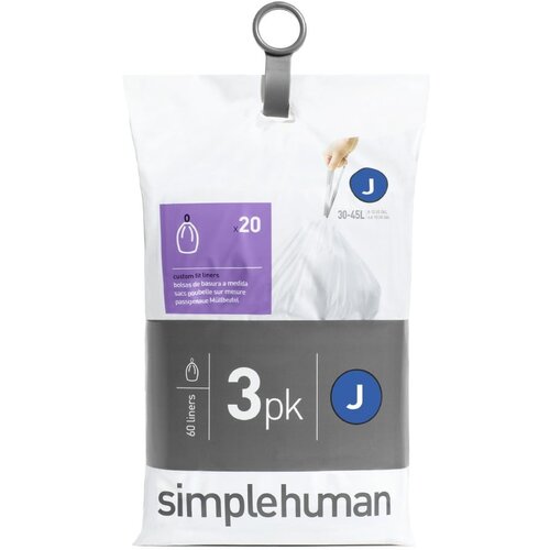 simplehuman Vreče za smeti 60 kosov 45 l J - simplehuman Cene