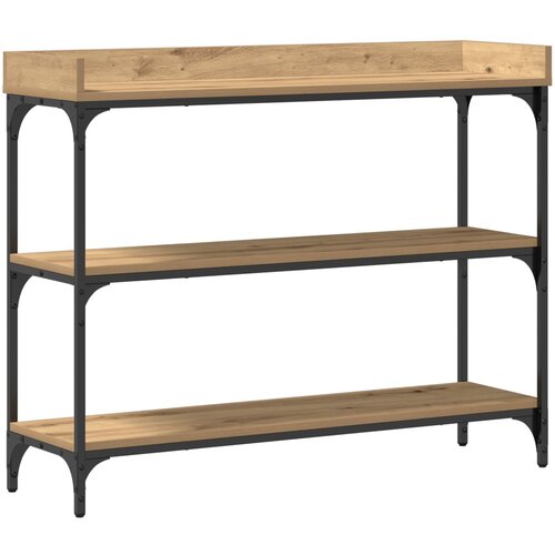 VidaXL Konferencijski stol od artisan hrasta 100x30x80 cm od inženjerskog drveta i čelika Slike