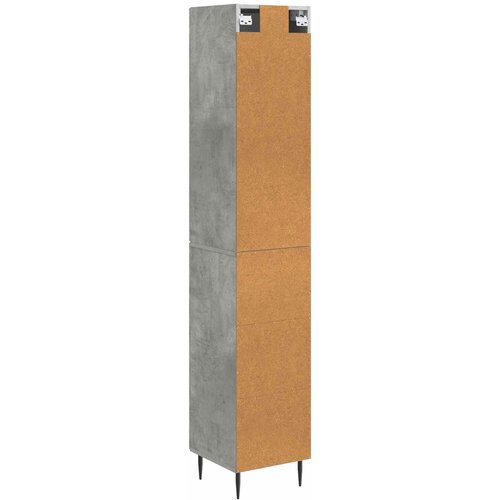  Set ormara 2 pcs Betonska siva 33 x 34,5 x 90 cm Slike