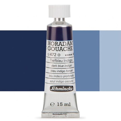  gva&amp;scaron; boje Schmincke Horadam 15 ml | 472 Dark Blue Indigo Slike