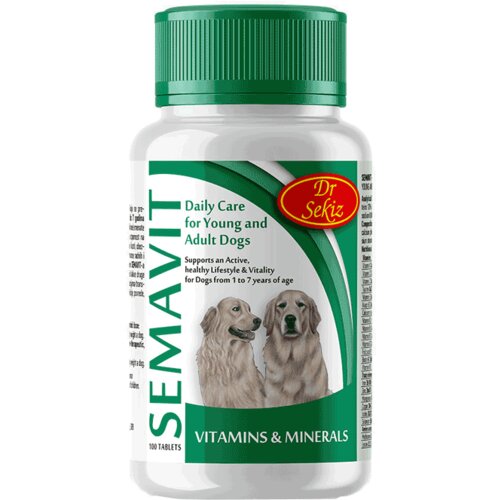 Dr. Sekiz Vitaminsko mineralni dodatak za pse Semavit - 100 tableta Cene