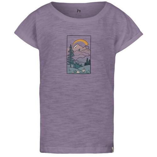 HANNAH Cotton T-shirt for girls KAIA JR grape jam Cene