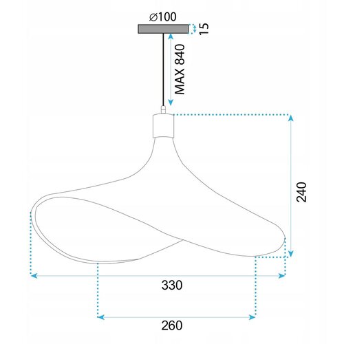 Toolight Viseća lampa od bambusa APP1642-1CP 30cm Slike