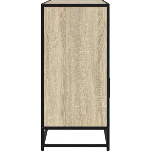  Komoda sonoma hrast 100x35x76 cm izrađeno drvo Slike