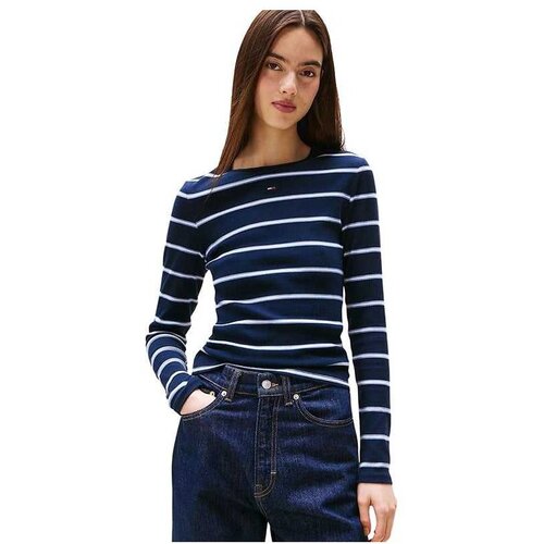 Tommy Hilfiger rebrasta ženska majica Slike
