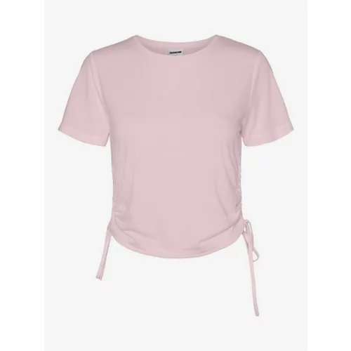 Noisy May Light Pink T-Shirt Line - Women