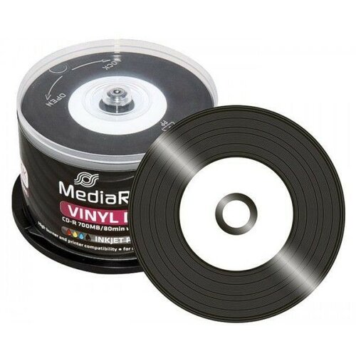 Mediarange CD-R VINYL PRINTABLE 700MB 52X MR226 disk Slike