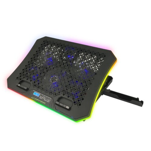  Postolje za notebook gaming ESPERANZA RGB ILLUMINATED NOTEBOOK COOLING PAD WITH MOBILE PHONE STAND GALERNE EGC109 Cene