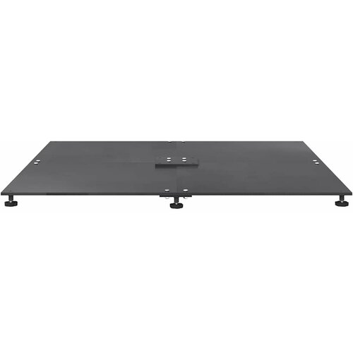  Baza za suncobran Tamno siva 100 x 100 x 4 cm Čelik Slike