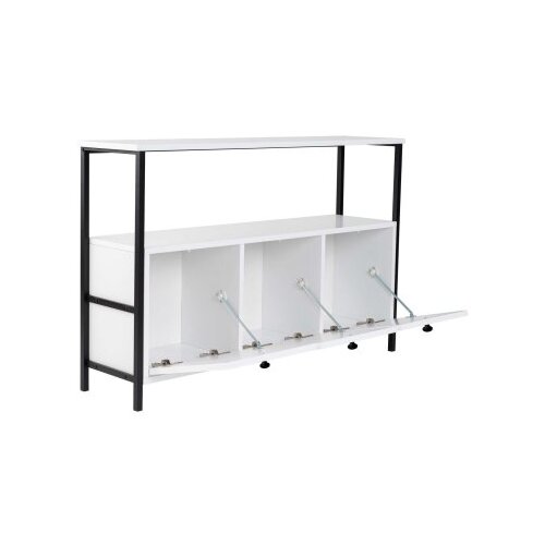 Hanah home konzola solace white black Slike