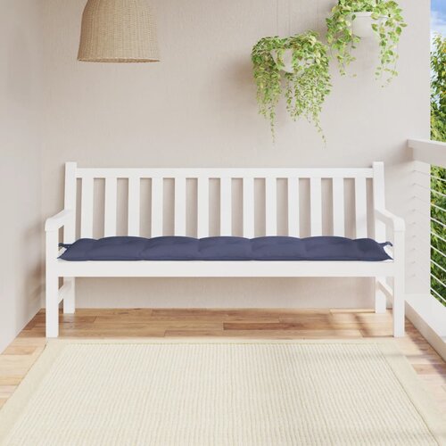 vidaXL Blazina za vrtno klop mornarsko modra 180x50x7cm oxford tkanina Cene