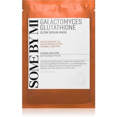 SOMEBYMI Galactomyces Glutathione Glow Serum Mask revitalizacijska tekstilna maska za občutljivo in suho kožo 22 g Cene