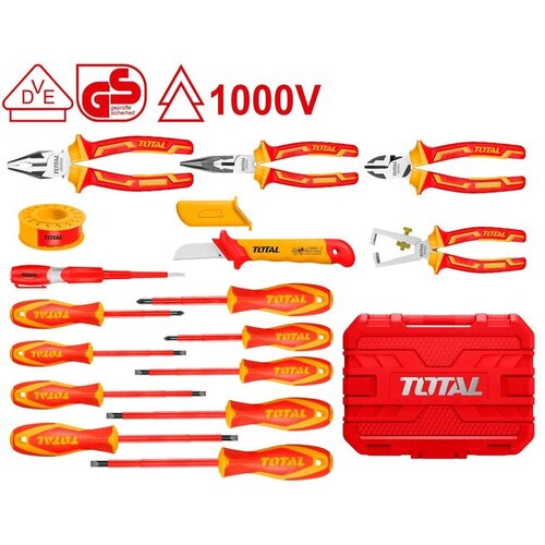 Total_Tools TOTAL TOOLS 16-delni set izoliranih ročnih orodij /IND Cene