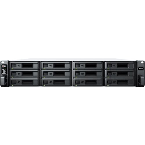 Synology RackStation RS2423+, Rack 2U, 12-bay 3.5''/2.5" SATA HDD/SSD, AMD Ryzen V1780B 4-core 3.35(base)/3.6 (turbo)GHz,8 GB DDR4 ECC UDIMM,2 x RJ-45 1 GbE LAN,1 x RJ-45 10 GbE LAN,2xUSB 3.2, eSATA port,1 x Gen3 x8 slot PCIe, 11.5kg, 3y Cene