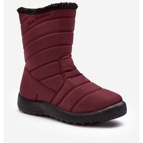 Kesi Women&amp;#039;s High Insulated Snow Boots Burgundy Luxina Slike