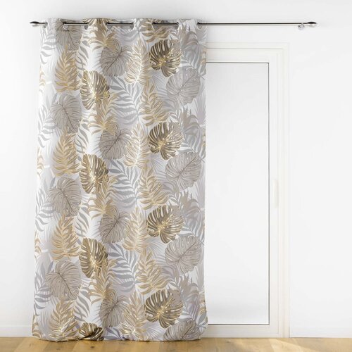 Douceur d int&amp;eacute;rieur Siva/v zlati barvi zavesa 140x260 cm Mogador &amp;ndash; Slike