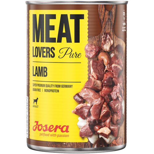  Varčno pakiranje Josera Meatlovers Pure 12 x 800 g - Jagnjetina Cijene