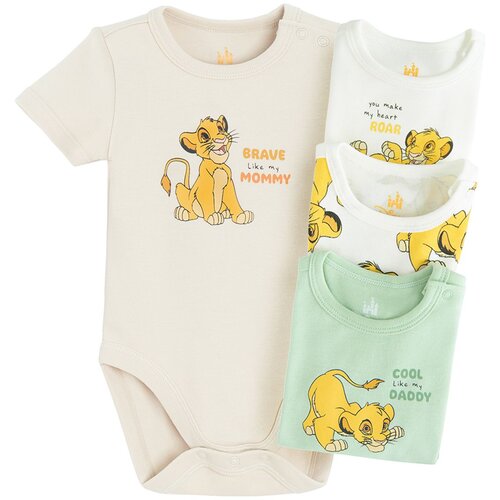 Cool club perilo bodi 4 kosi KR LCB3000627-00 THE LION KING F večbarvno 62 Slike