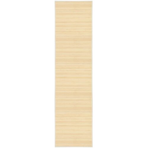 VidaXL Preproga iz bambusa 80x300 cm naravne barve Slike