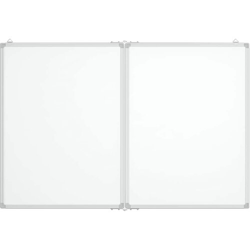  Magnetna bijela ploča sklopiva 100 x 80 x 1,7 cm aluminijska Slike