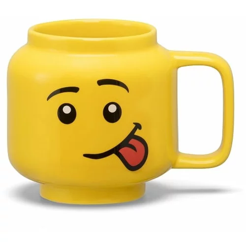Lego Žuta keramička dječja šalica 255 ml Head -
