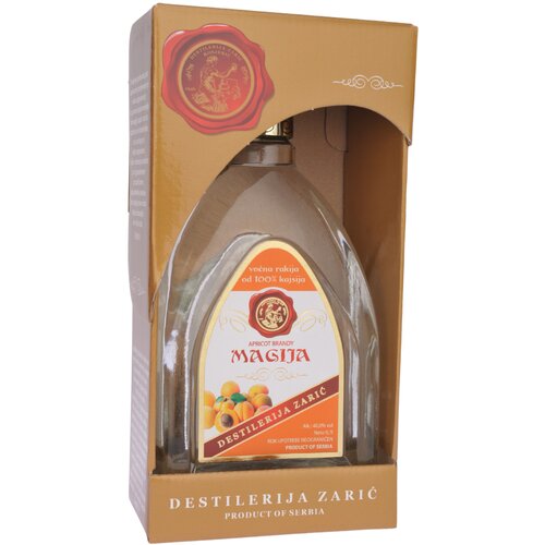 Destilerija Zarić Rakija Magija, Kajsija, 0.7l Slike