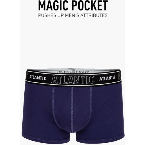 Atlantic Man Boxers Magic Pocket - blue Slike