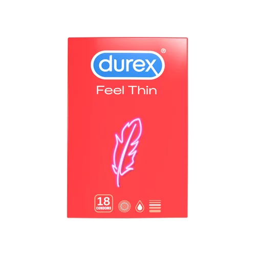 Durex Kondom Feel Thin, 18 kos.