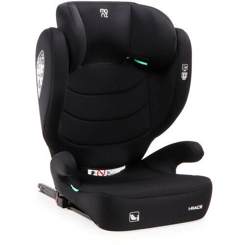 Moni i-Race avtosedež i-Size 15-36kg (100-150 cm), Cosmo črna Slike