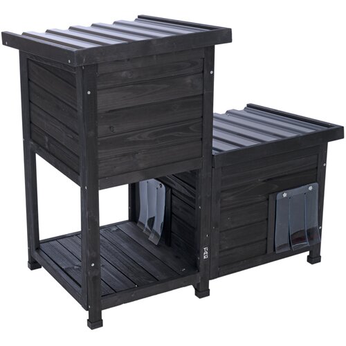 TIAKI dvokatnica za mačke Midnight - D 91,5 x &amp;Scaron; 49 x V 82,5 cm Slike