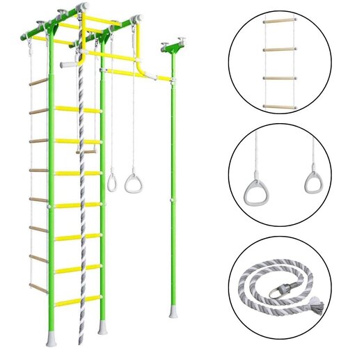 Monkey Gym Telovadna, &scaron;vedska lestev za dom Jupiter 2 - svetlo zelena, (5000077553) Cene